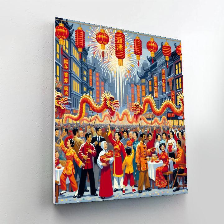 Chinese New Year - Various Cities, China Paint By Number