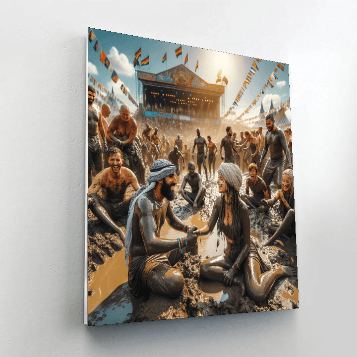 Boryeong Mud Festival Paint By Number