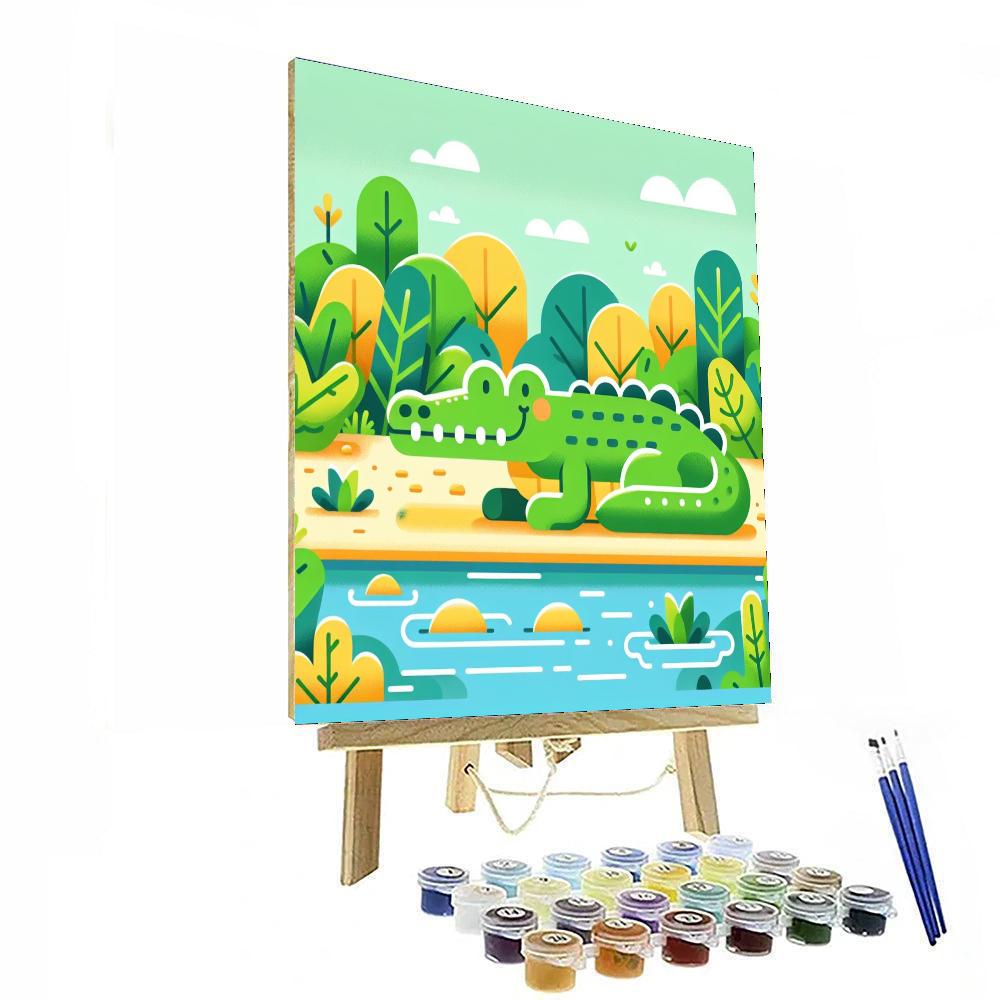 Clever Crocodile Creek Painting Number Kit