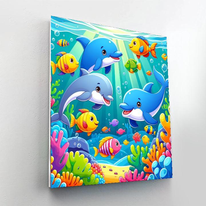 Adventurous Ocean Friends Paint By Number
