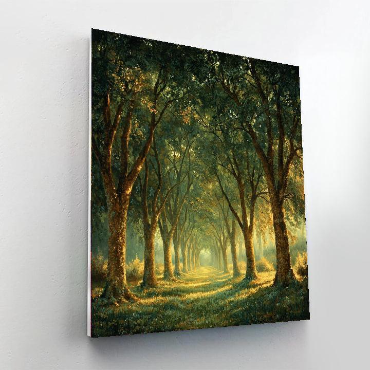Michelangelo Inspired Mystical Forest Whispers  Painting By Numbers Kit
