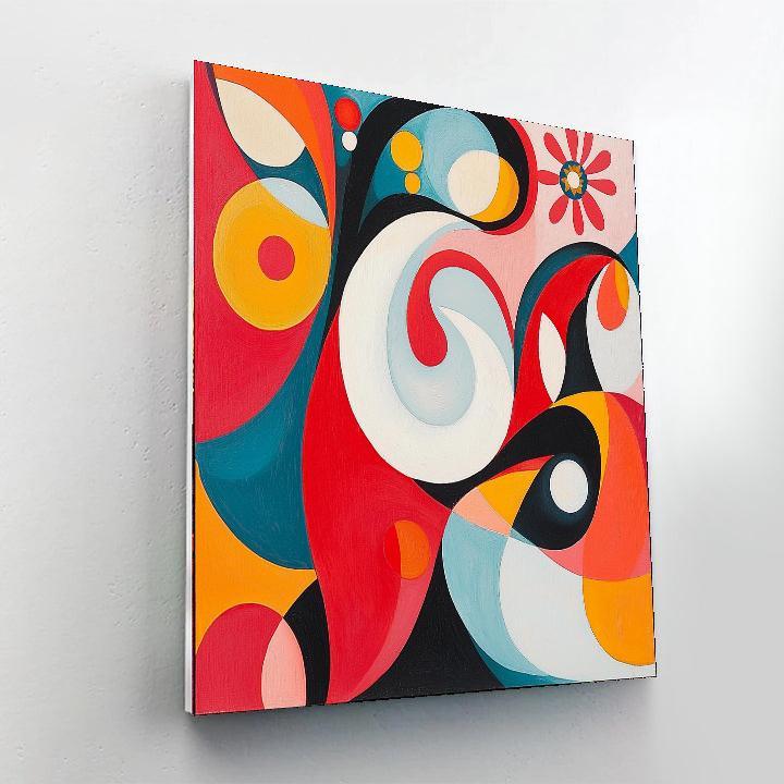 Joan Miró Inspired Playful Abstraction  Numbered Painting Kits