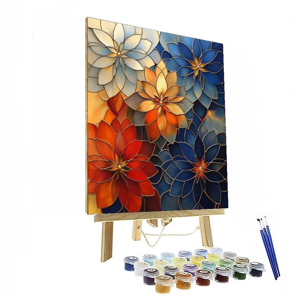 Gustav Klimt Inspired Essence Of Flora  Paint By Numbers Art