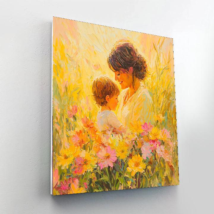 Cherished Companionship Number Painting