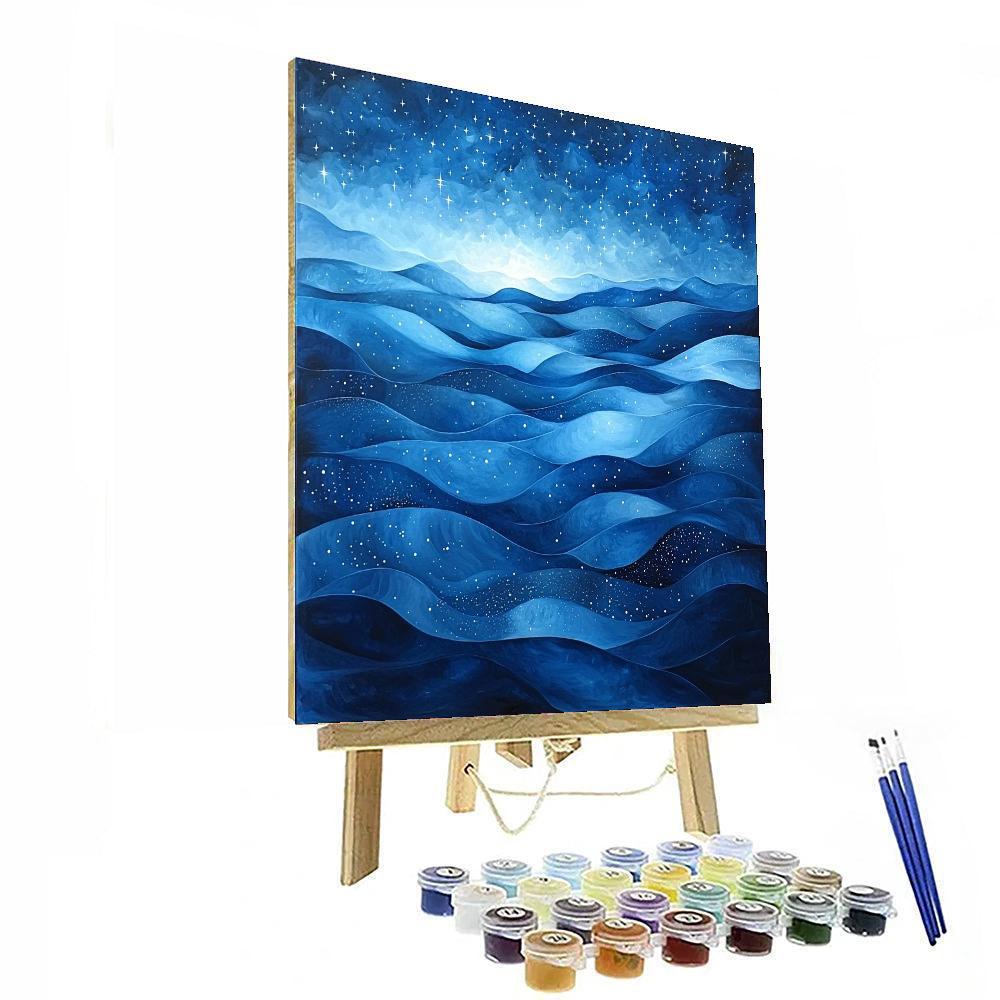 Paul Cézanne Inspired Abstract Nocturne  Paint By Numbers Kits