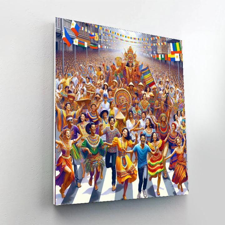 Sinulog Festival - Cebu Paint By Numbers Art