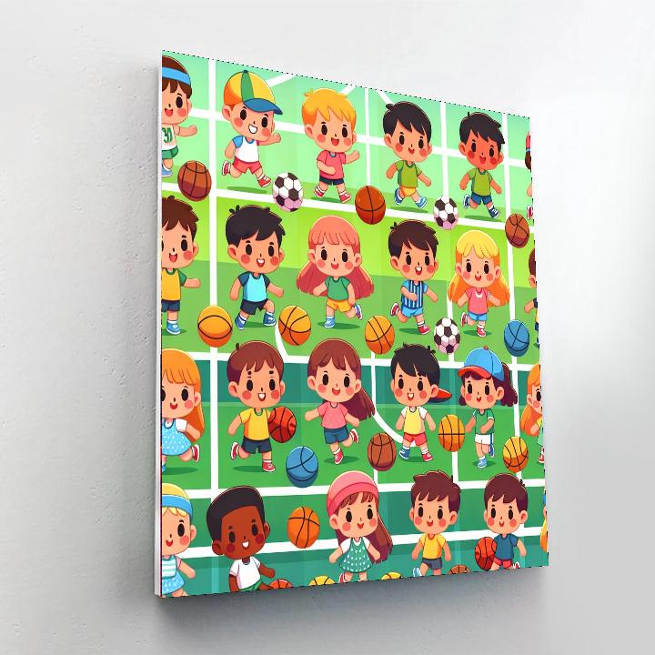 Sports Star Extravaganza Paint By Number