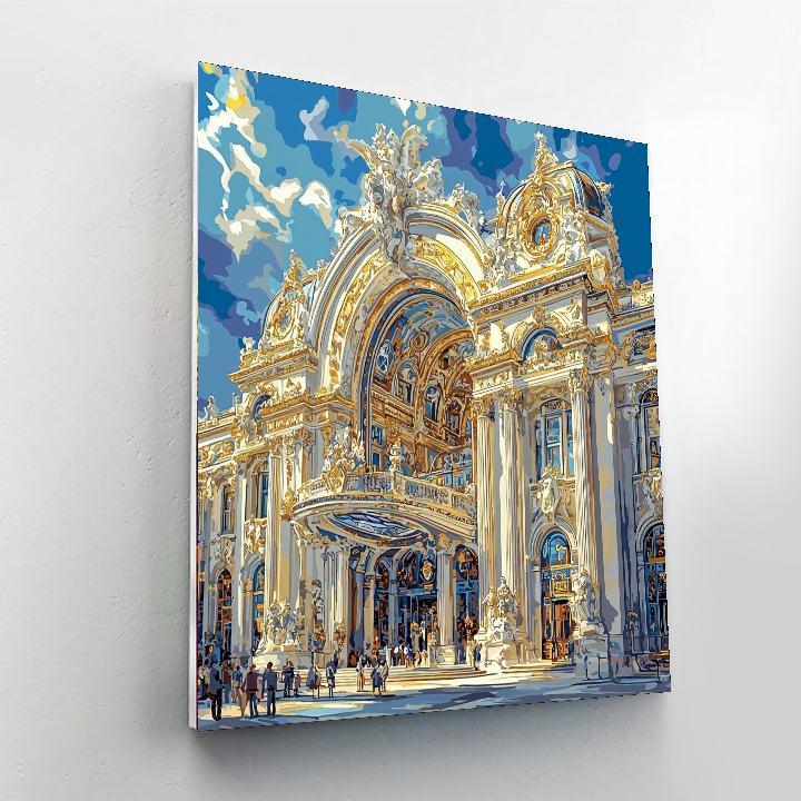 Palacio De Bellas Artes - Mexico City Paint By Number