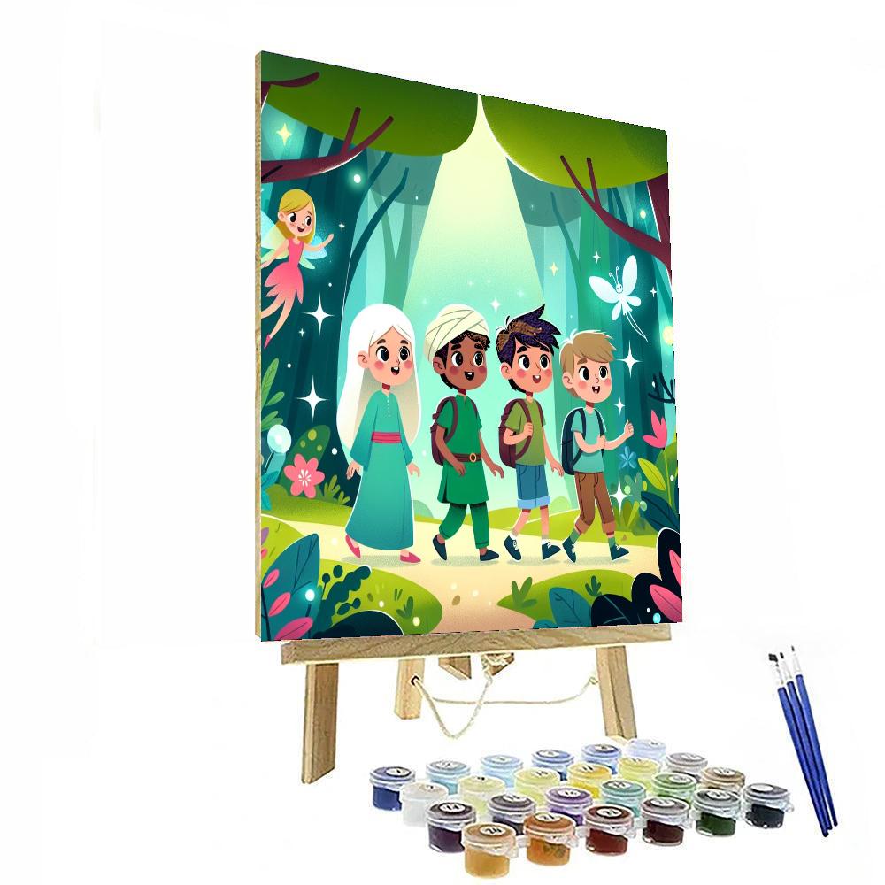 Magic Forest Expedition DIY Paint By Numbers