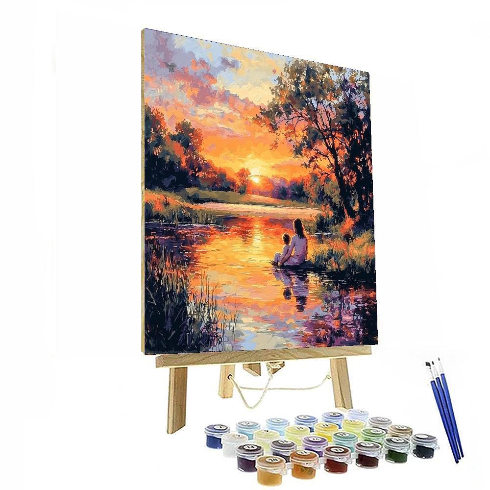 Sunset Moments Number Painting