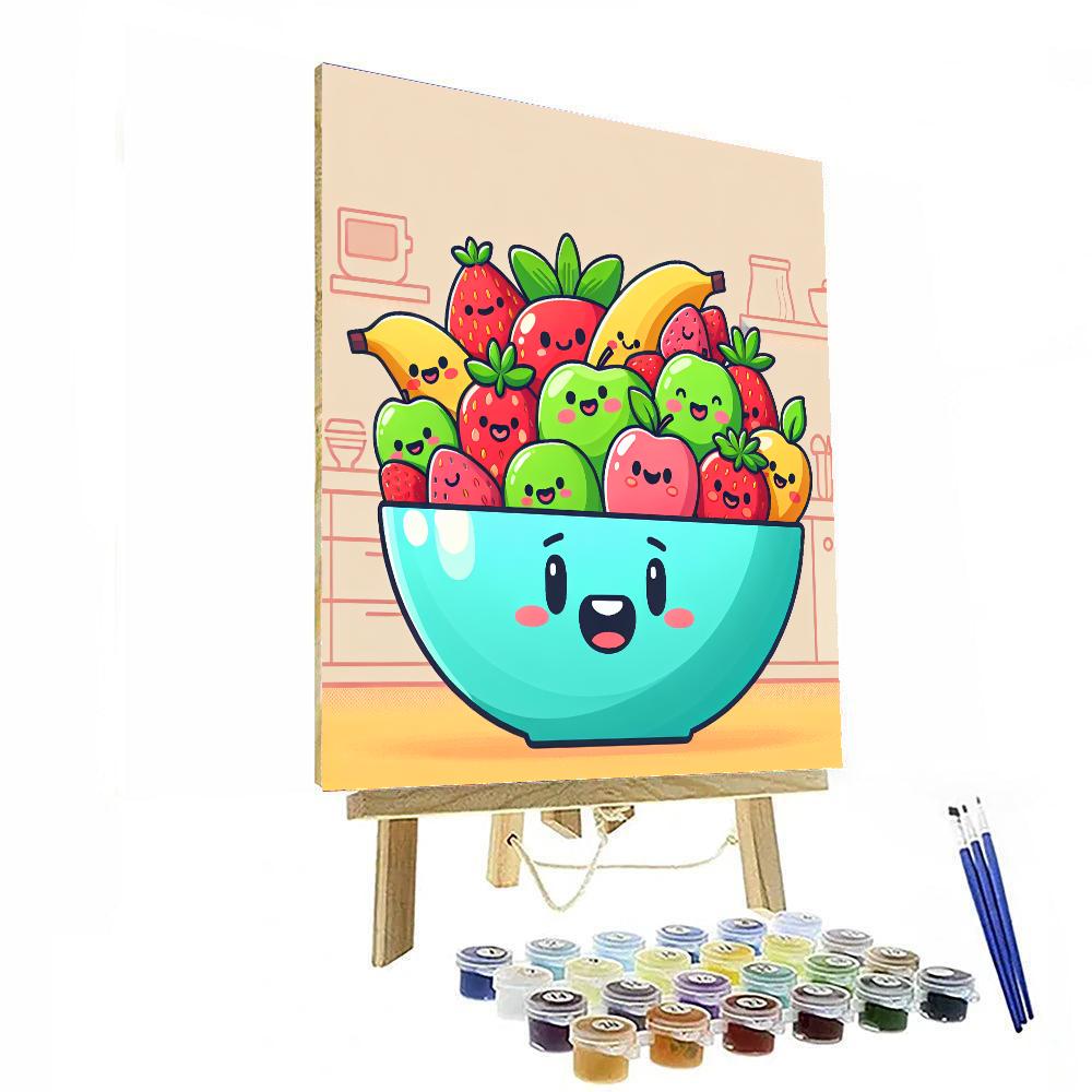 Gigantic Fruit Salad Paint By Numbers Kits
