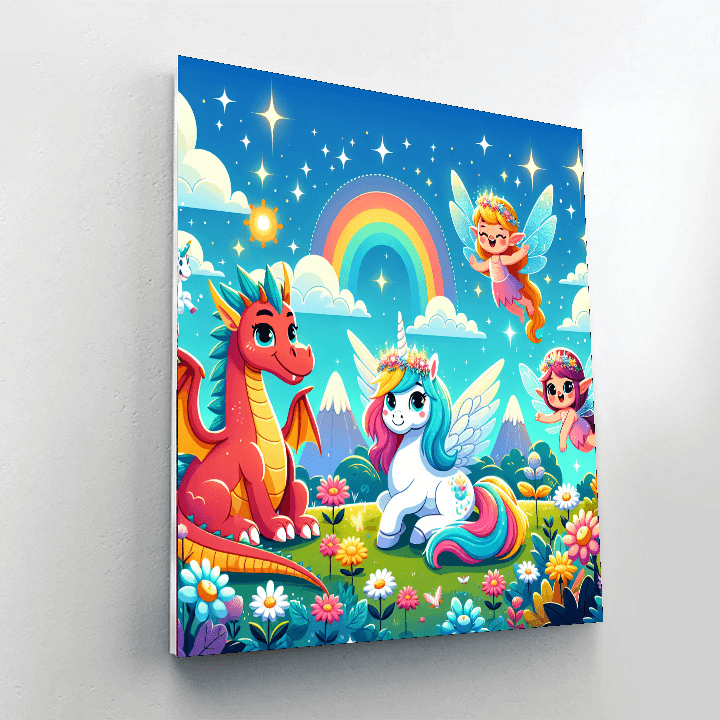 Fantastic Mythical Adventure Painting Number Kit