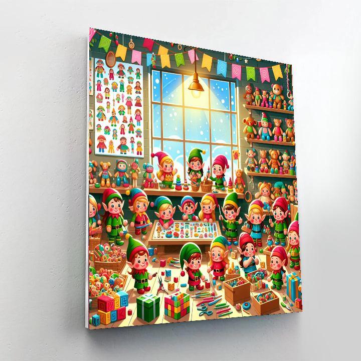 Whimsical Toy Workshop Paint By Numbers Kits