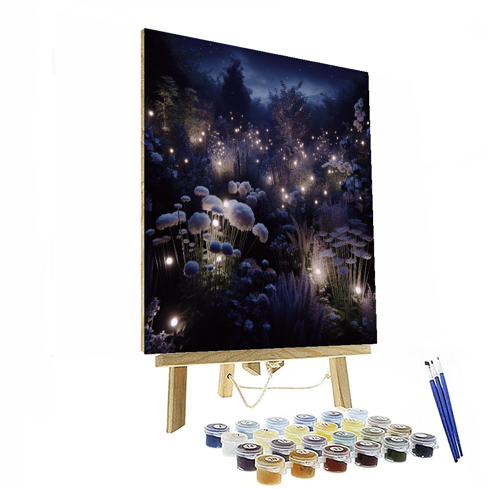 Enchanted Evening Garden Paint By Numbers