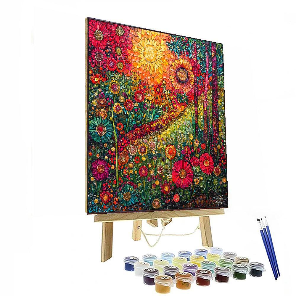 Frida Kahlo Inspired Tapestry Of Feelings  Numbered Painting Kits