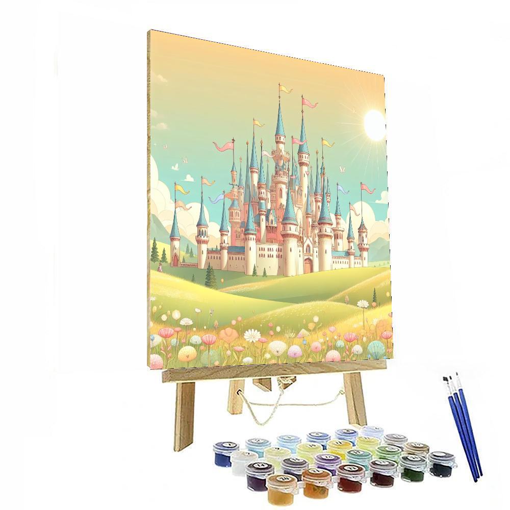 Charming Castle Discovery Painting By Numbers Kit