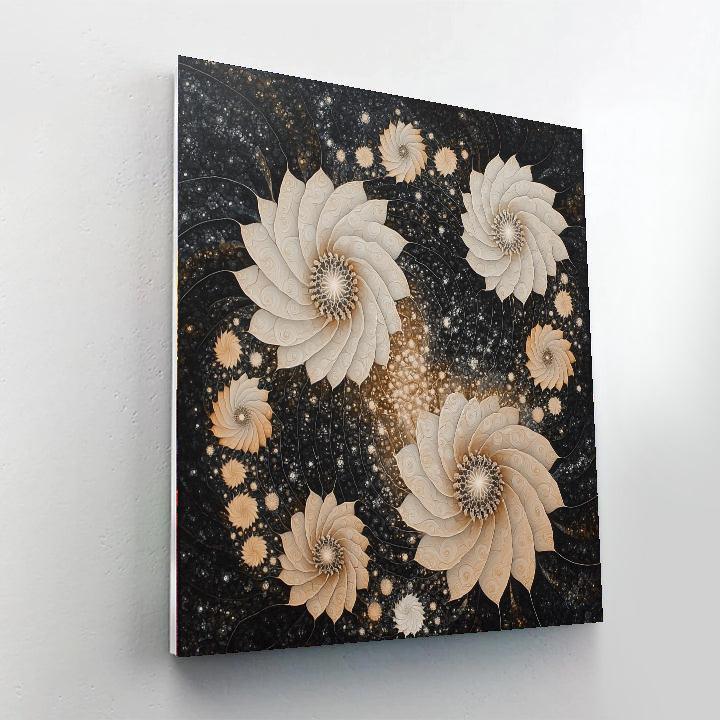 M.C. Escher Inspired Fractal Harmony  Paint By Numbers Kits