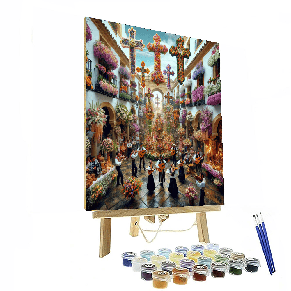 Fiesta De Las Cruces - Córdoba Paint By Numbers Kits