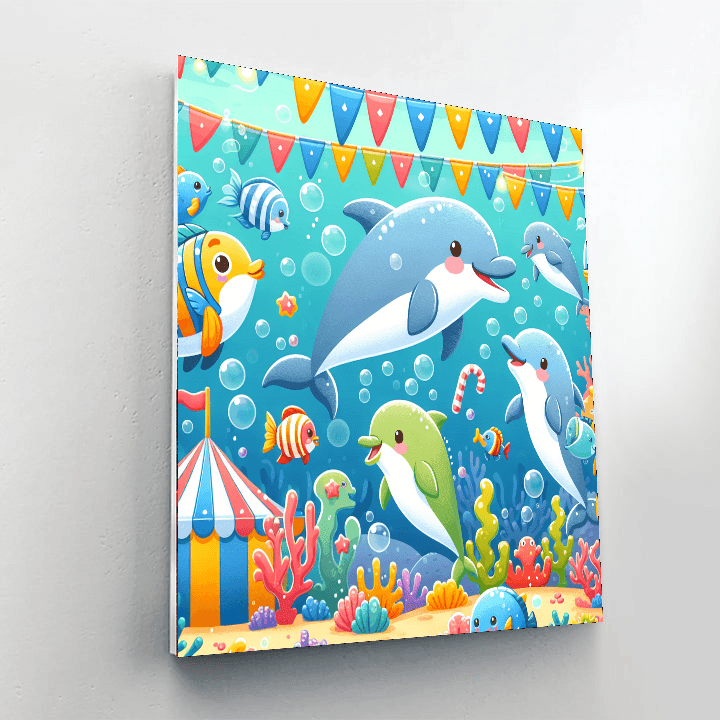 Undersea Carnival Number Painting