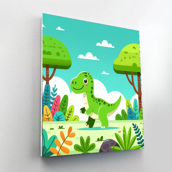 Fantastic Dinosaur Numbered Painting Kits