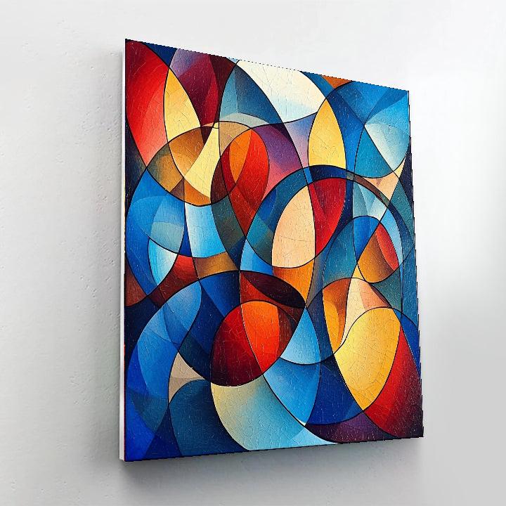Paul Klee Inspired Harmonic Whirl Of Colors  Paint By Color