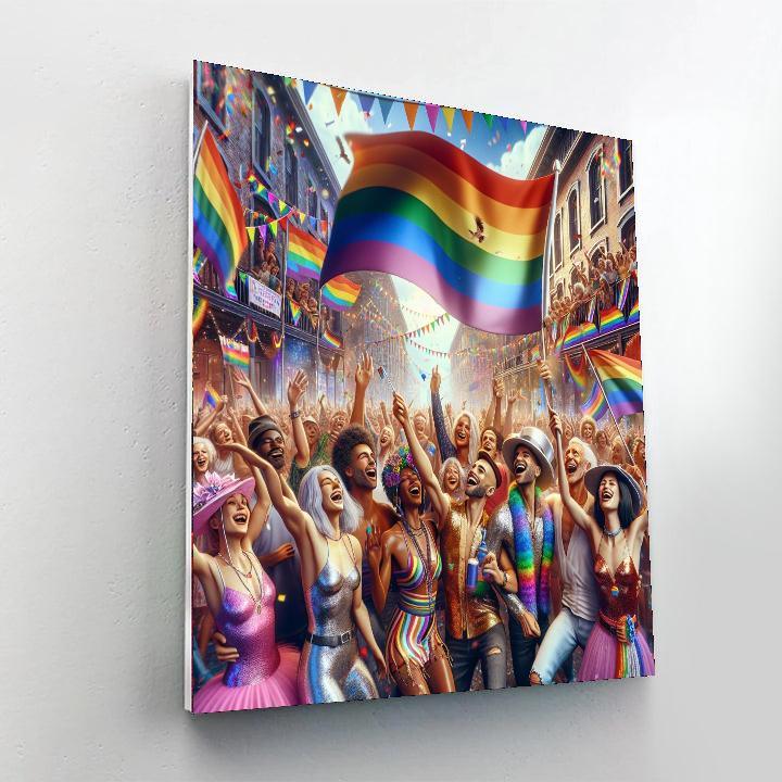 Pride Festival DIY Paint By Numbers