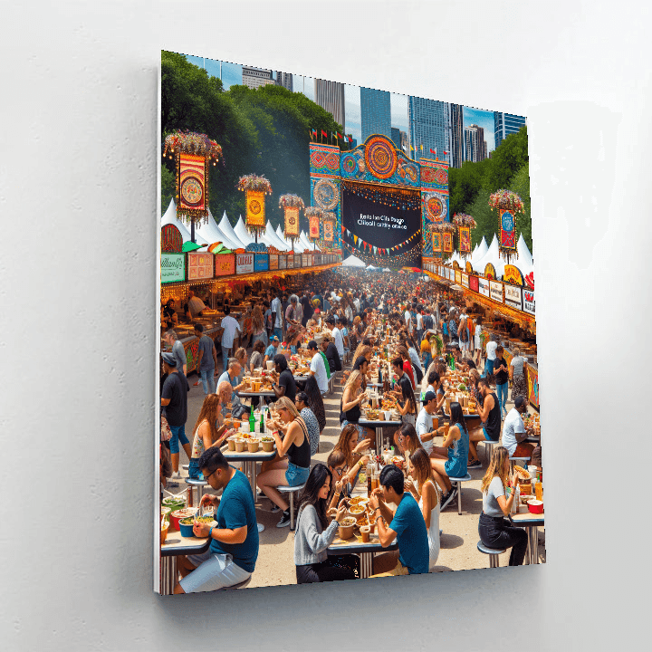 Taste Of Chicago Paint By Number