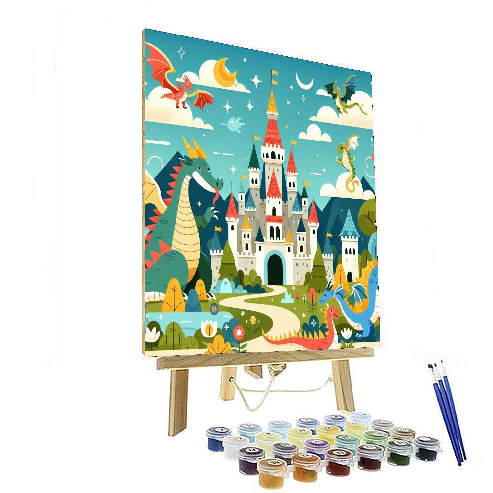 Dragon's Kingdom Adventure Paint By Number