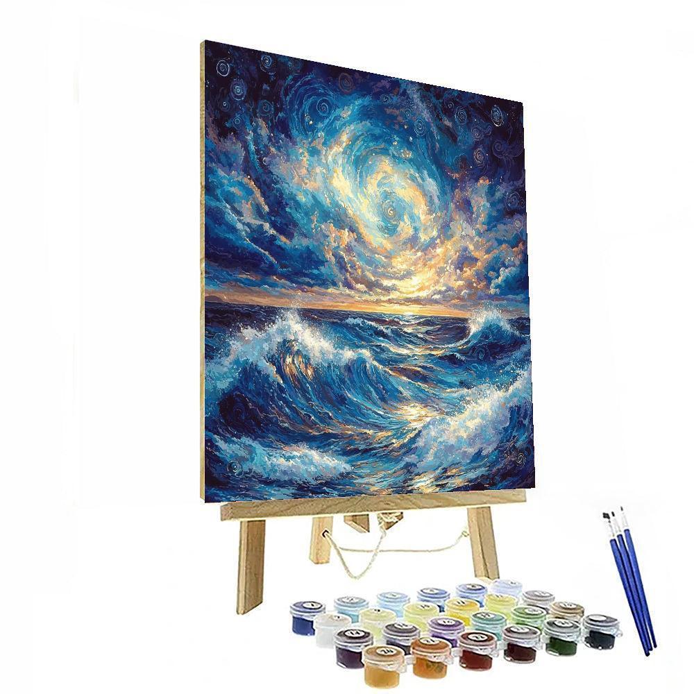 Caravaggio Inspired Tides Of Emotion  Painting By Numbers Kit