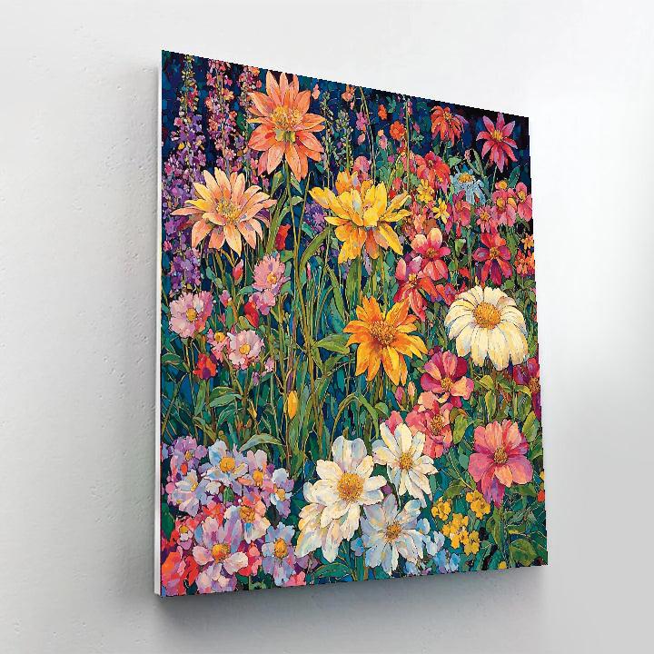 Alphonse Mucha Inspired Enchanted Symphony  Painting Number Kit