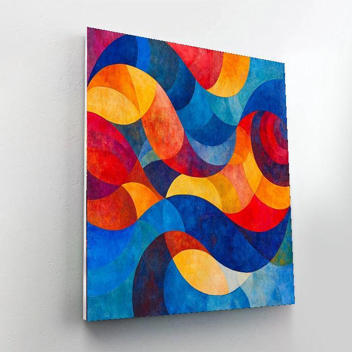Sonia Delaunay Inspired Abstract Color Melody  Paint By Color