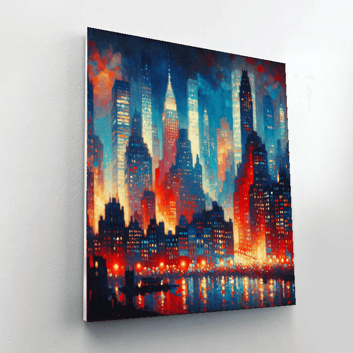 City Dreams Paint By Numbers Art
