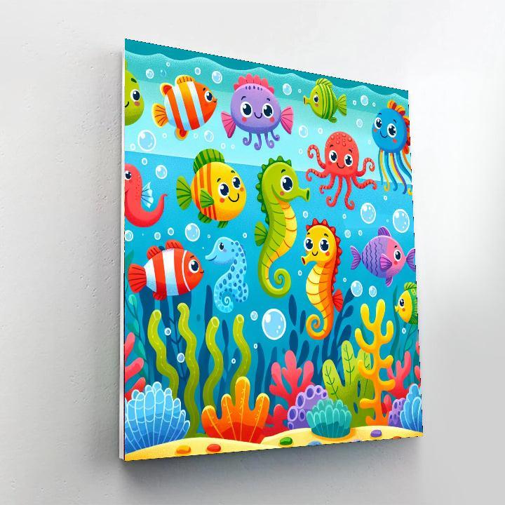 Ocean Wonders And Creatures DIY Paint By Numbers