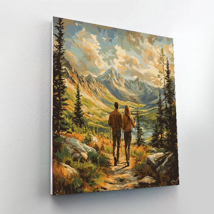 Mountain Trek With Mom DIY Paint By Numbers