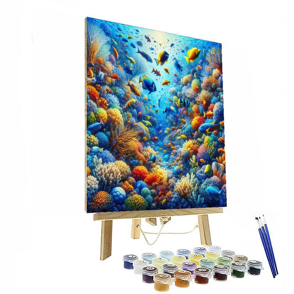 Joyful Underwater Paradise Paint By Number