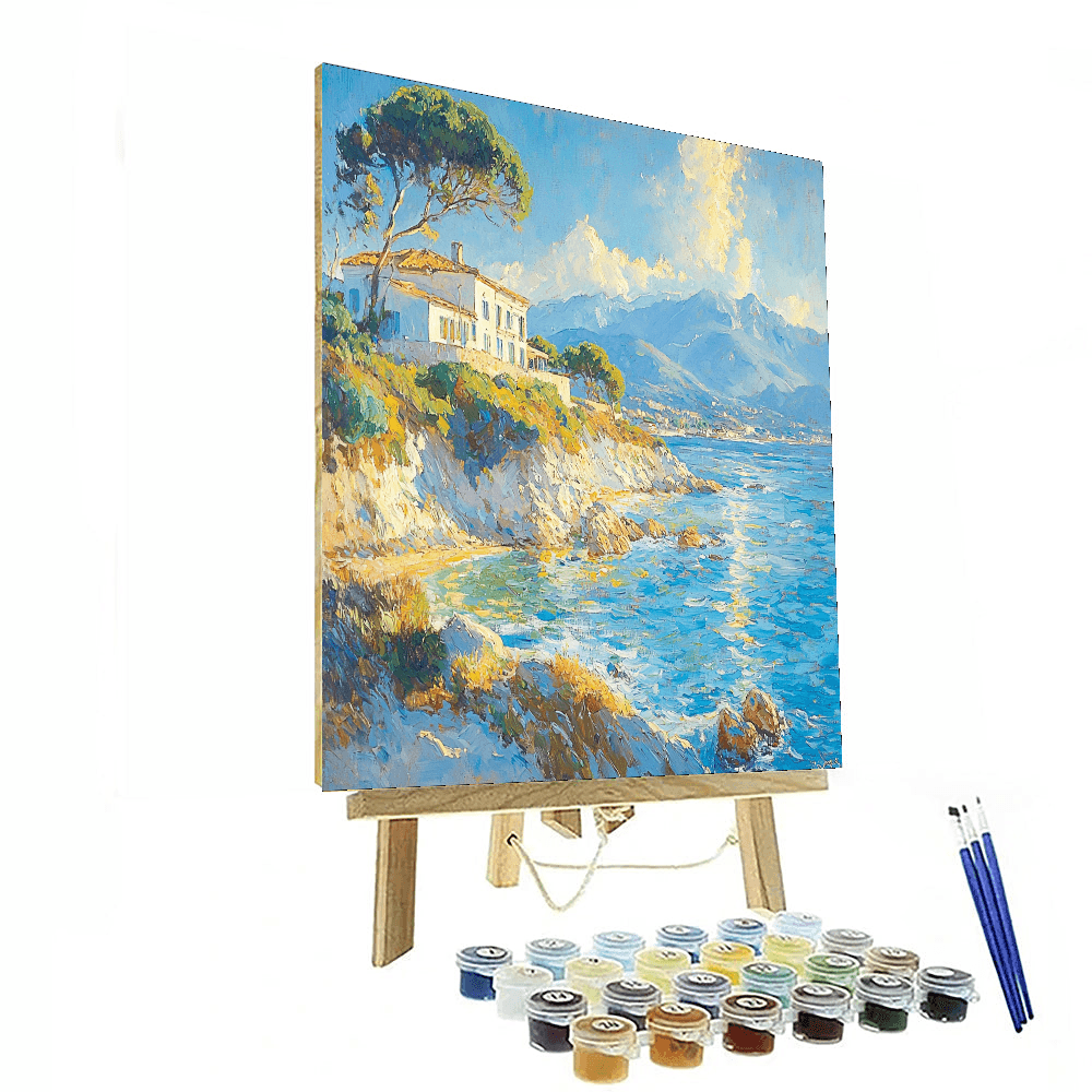 Joaquín Sorolla Inspired Mediterranean Sunlight  Paint By Color