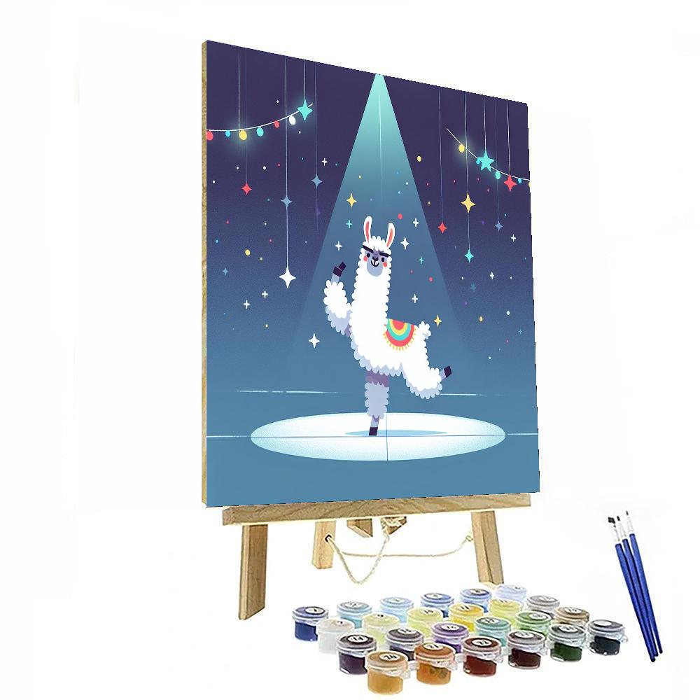 Silly Llama's Dance Party Paint By Color