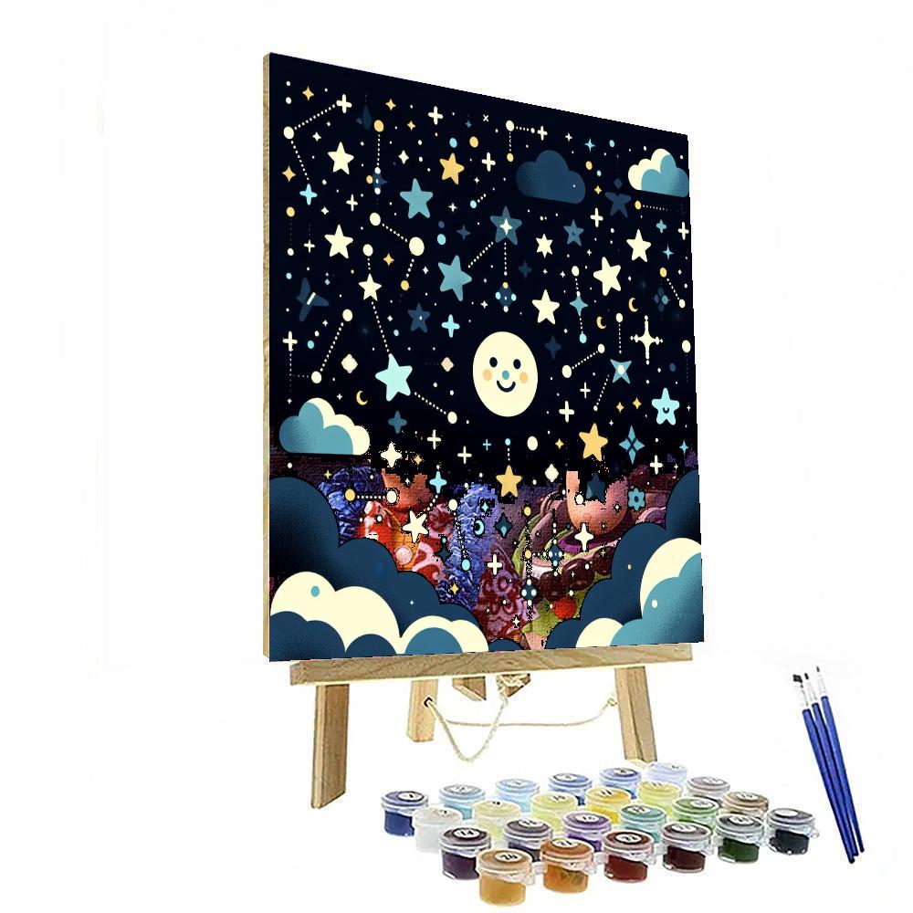 Starry Storyland Paint By Numbers Art