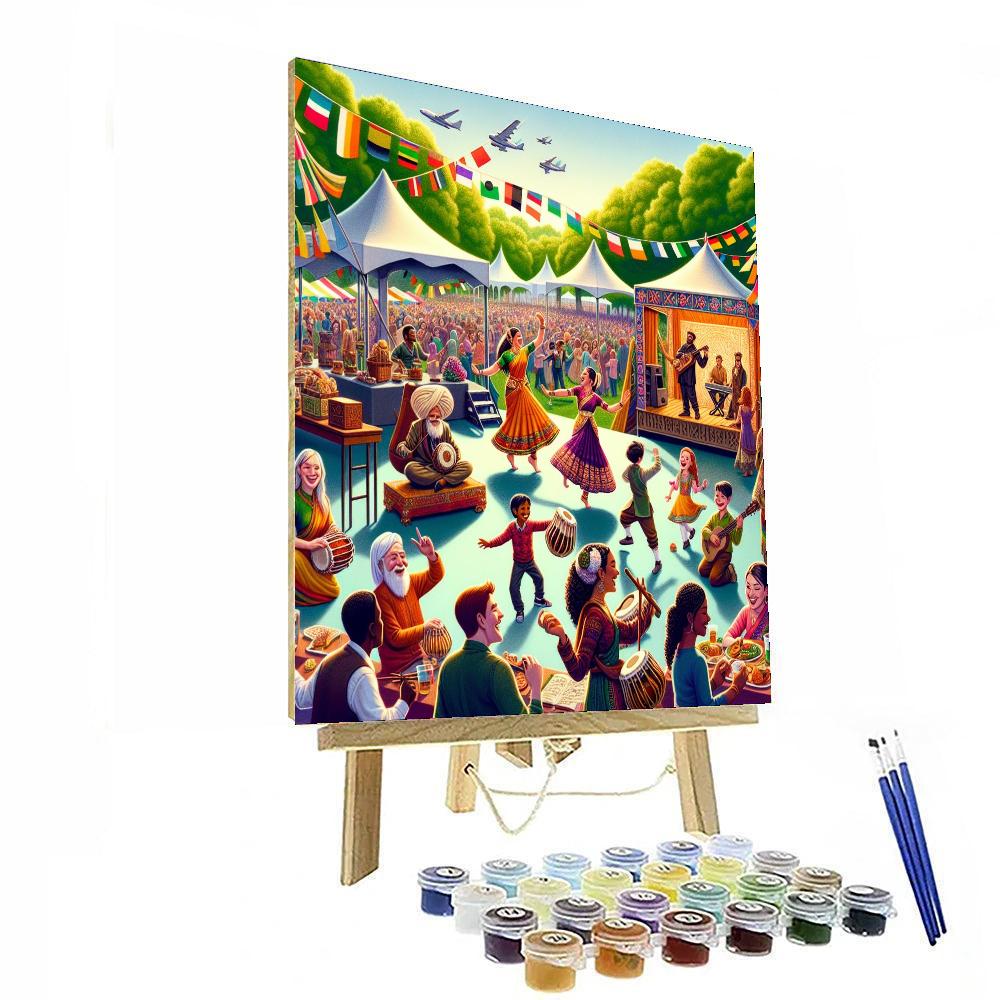 Northwest Folklife Festival - United States DIY Paint By Numbers