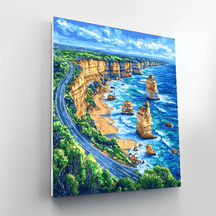 Great Ocean Road - Australia Numbered Painting Kits