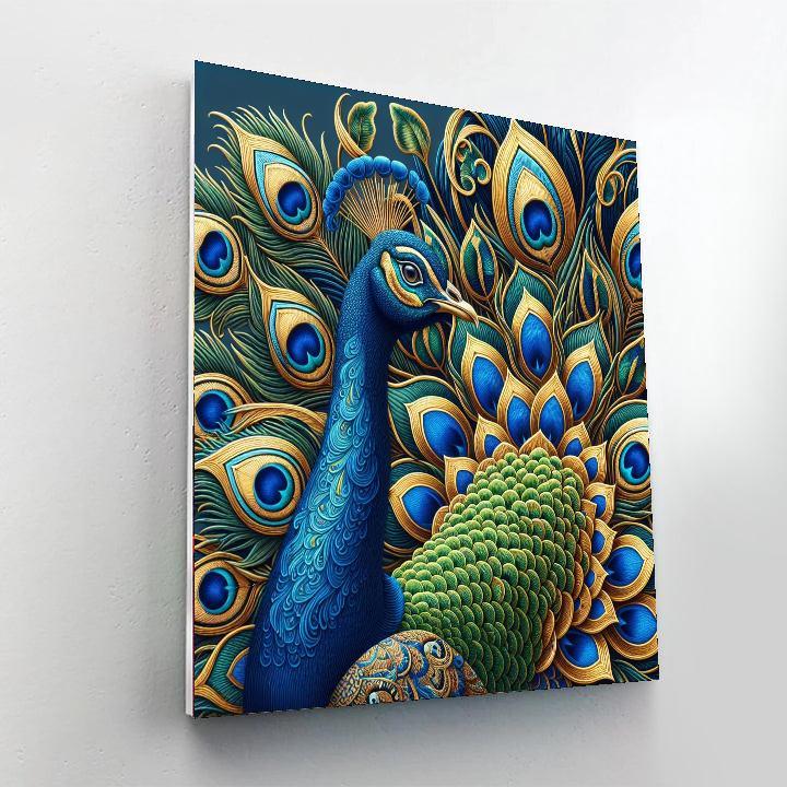 Regal Eastern Peacocks Paint By Color