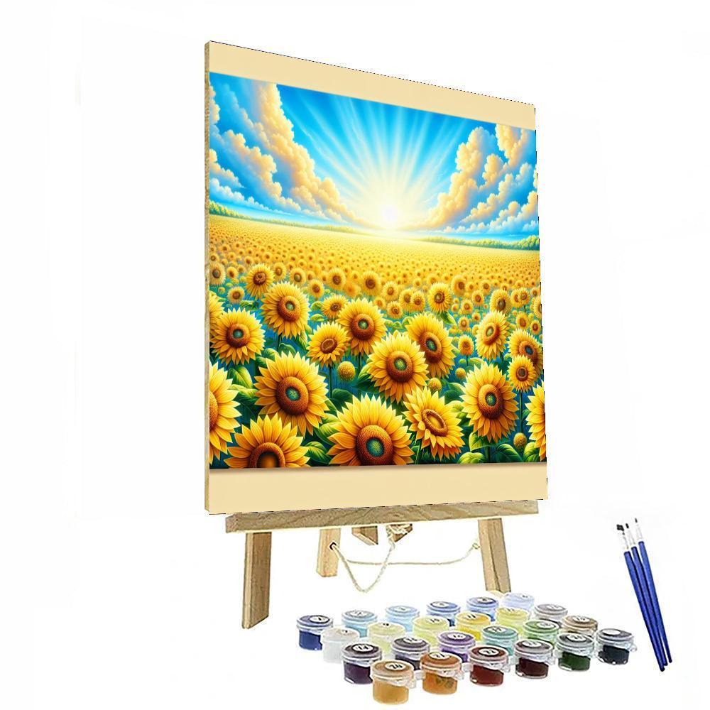 Radiant Summer Sunshine Numbered Painting Kits