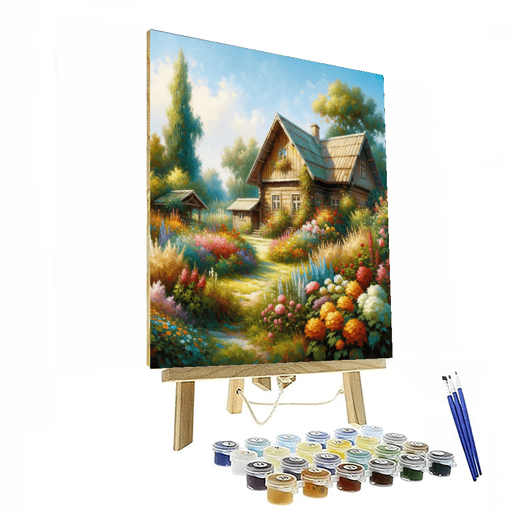 Country Cottage Delight DIY Paint By Numbers