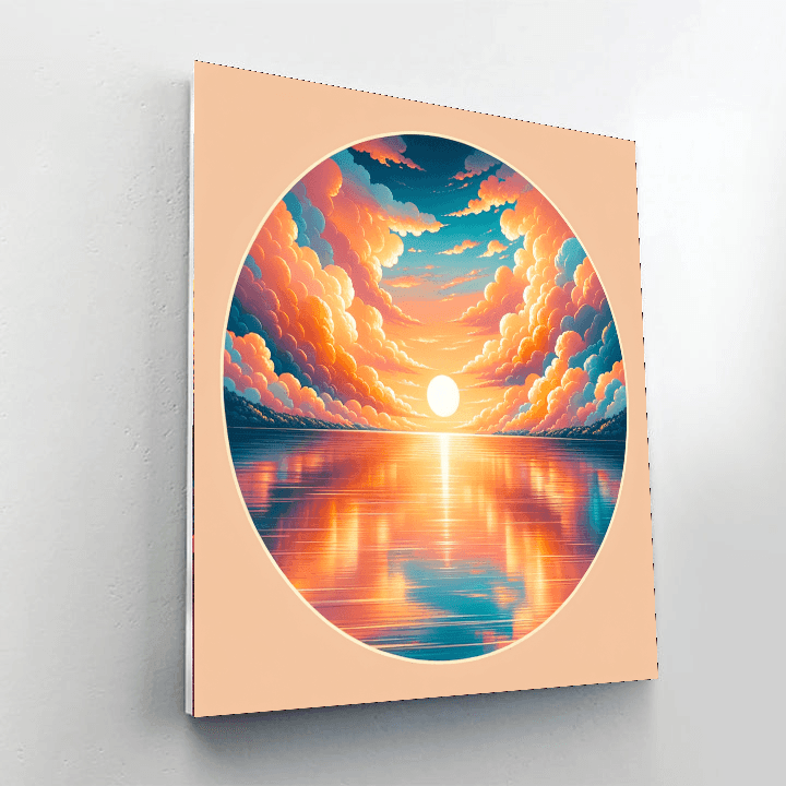 Timeless Ocean Sunset Paint By Numbers