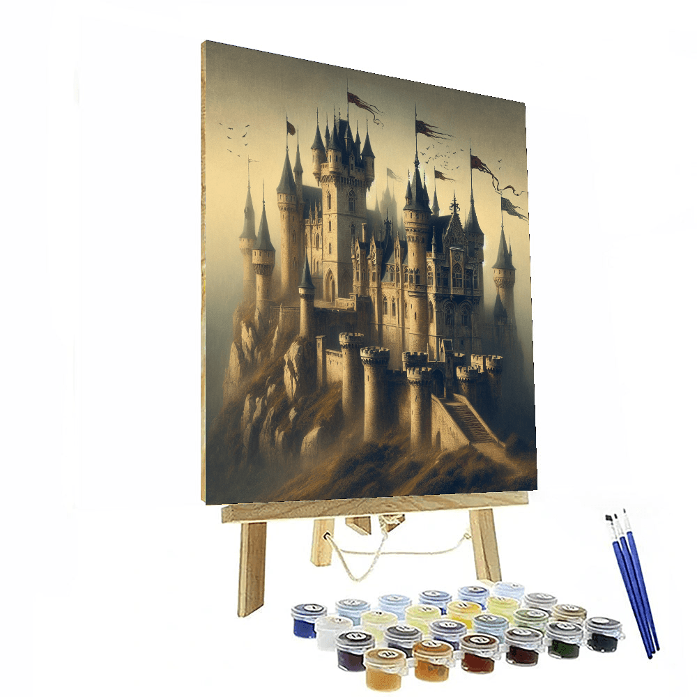 Medieval Castle Glory Number Painting