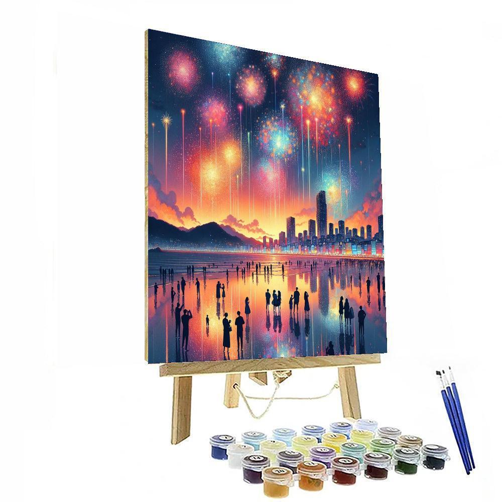 Busan International Fireworks Festival - Busan DIY Paint By Numbers