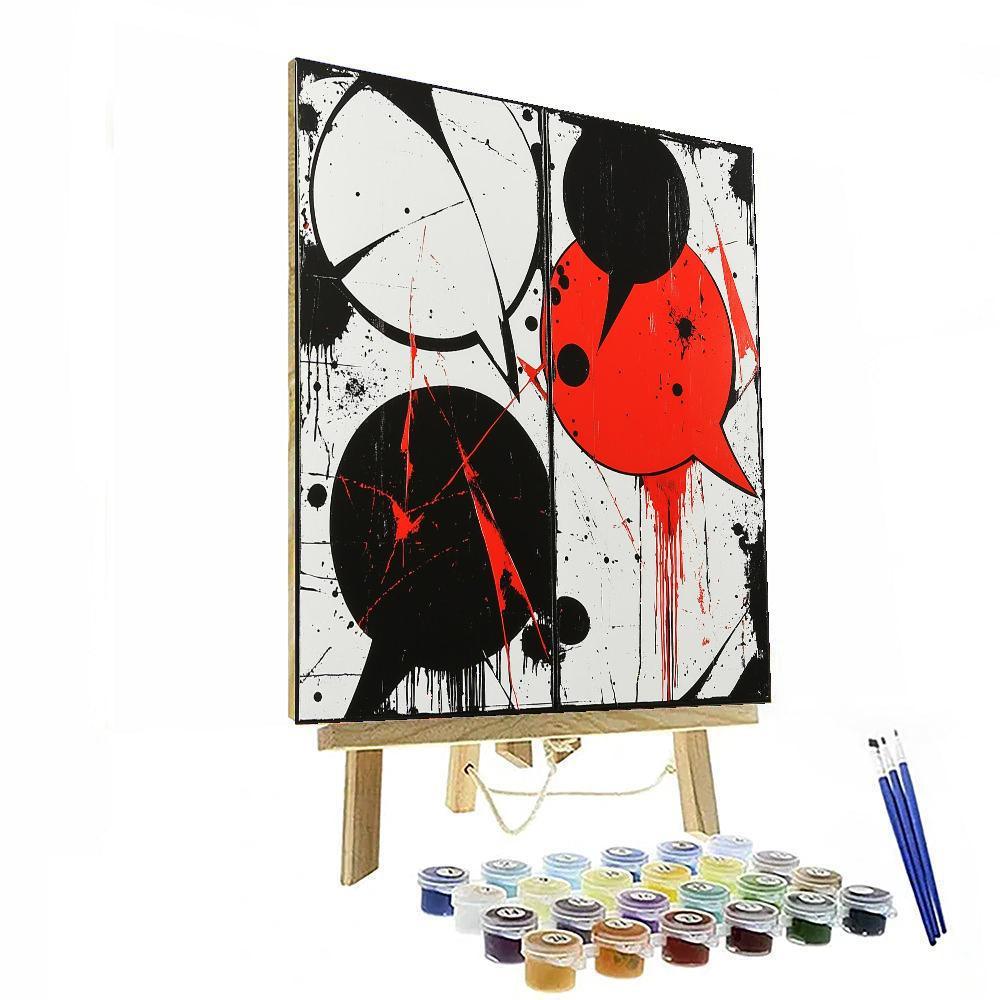Banksy Inspired Lost In Translation  Paint By Numbers Kits