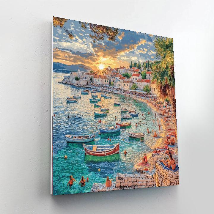 Hvar Town - Croatia Paint By Number