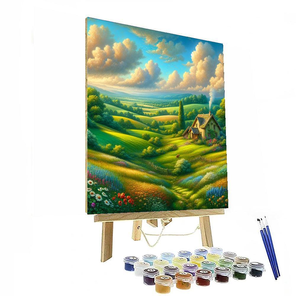 Charming Cottagecore Painting Number Kit