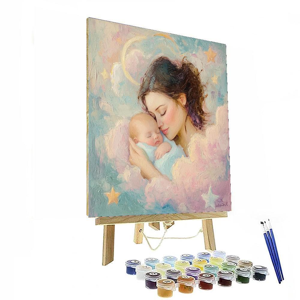 Motherly Nurture Number Painting